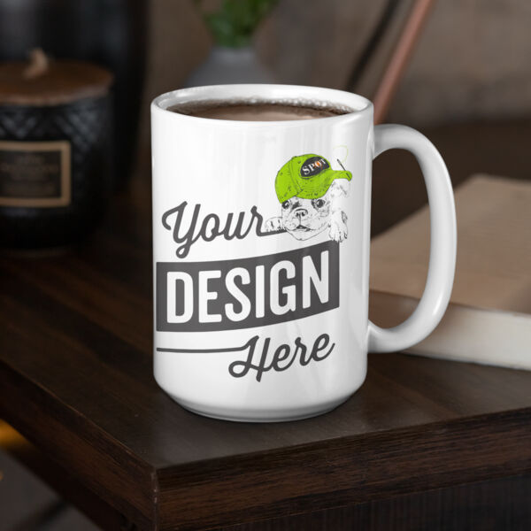 Branded Merch Solutions 1-Day RUSH NO MINIMUM 15 oz. Full Color Printed Ceramic Mug MUG15 1-Day RUSH NO MINIMUM 15 oz. Full Color Printed Ceramic Mug Thumbnail