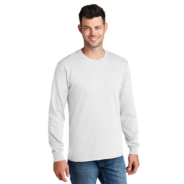 Port & Company 1-DAY NO MINIMUM Unisex Long Sleeve Crewneck T-Shirt PC54LS 1-DAY NO MINIMUM Unisex Long Sleeve Crewneck T-Shirt Thumbnail