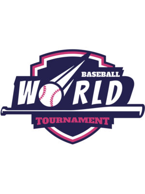 World Baseball Tournament logo template