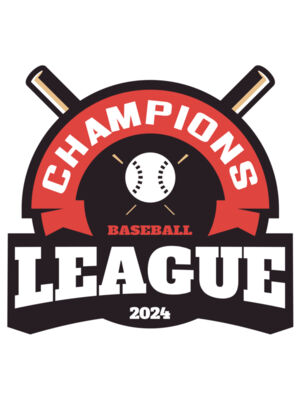 Champions League Baseball logo template