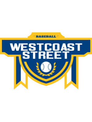 West Coast Street Baseball Tournament logo template 02