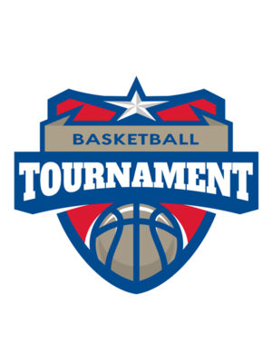 Tournament Basketball logo template 02