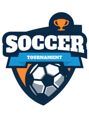 Soccer Tournament league logo template