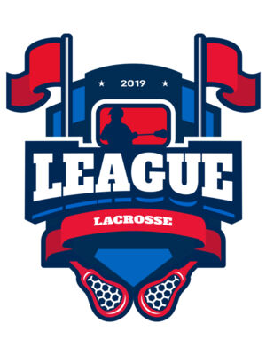 League Lacrosse Logo Template