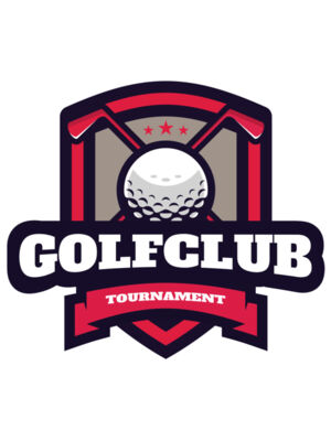 Golf Club Tournament logo template 03