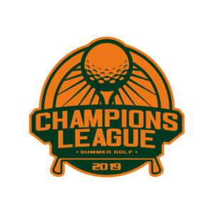Champions League Summer Golf logo template Thumbnail