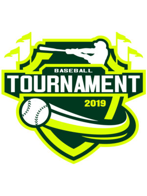Baseball Tournament logo template