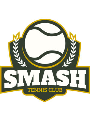 Smash Tennis Club logo template