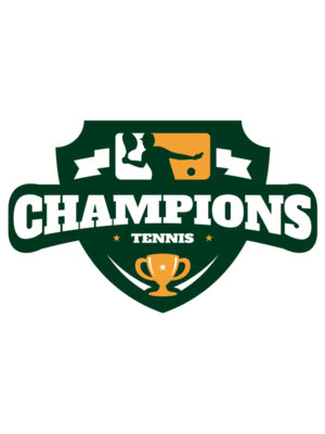 Champions Tennis logo template