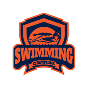 Swimming Champions logo template Thumbnail