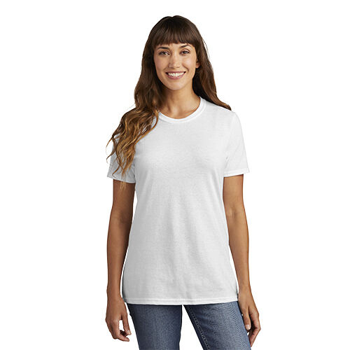 1-DAY RUSH NO MINIMUM Ladies Crew Neck Short Sleeve T-Shirt Thumbnail