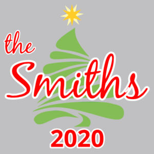 Custom Name Christmas Tree - ™ Infant Baseball Fine Jersey Bodysuit Design