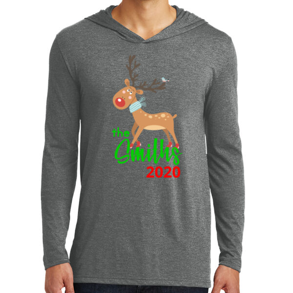 Family Name Reindeer - Perfect Tri ® Long Sleeve Hoodie Thumbnail