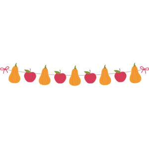 Thanksgiving Squash Apple Garland Banner 1 Thumbnail