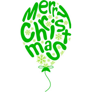 Christmas Balloon Text 1 Thumbnail