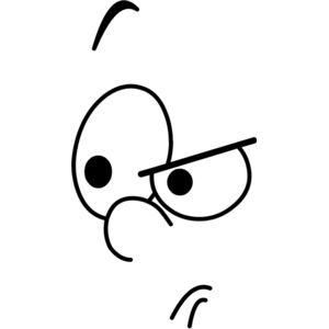 Cartoon Angry Face 3 Thumbnail