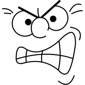Cartoon Angry Face 2 Thumbnail