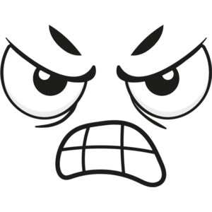 Cartoon Angry Face 9 Thumbnail