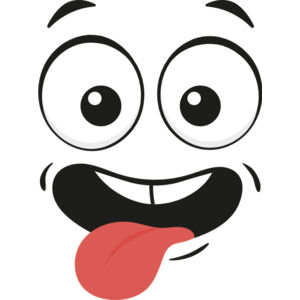 Cartoon Happy Tongue Face 2 Thumbnail