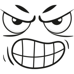 Cartoon Angry Face 4 Thumbnail