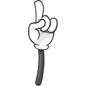 Cartoon Hand Pointing Finger 1 Thumbnail