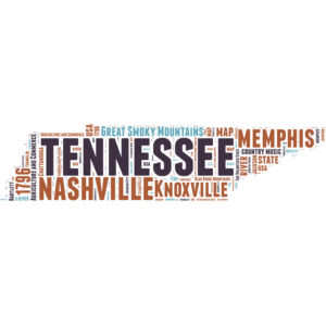 Tennessee Cities Map 1 Thumbnail