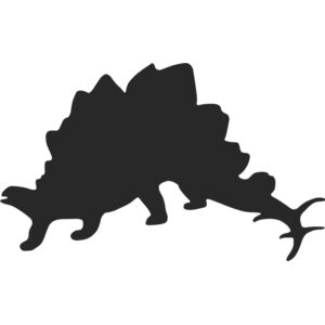 Stegosaurus Dinosaur Silhouette 1 Thumbnail