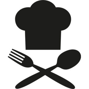 Chef Hat Fork Spoon Emblem 2 Thumbnail