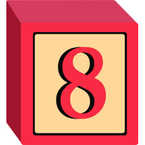 Toy Block Eight 8 Thumbnail