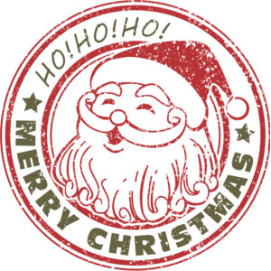 Merry Christmas Santa Claus Stamp 1 Thumbnail