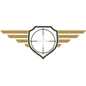 Military Crosshair Shield Badge Wings 1 Thumbnail