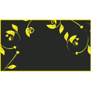 Floral Leaf Business Card Background 1 Thumbnail