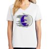 1-DAY RUSH NO MINIMUM Ladies V-Neck Short Sleeve T-Shirt Thumbnail