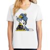 1-DAY RUSH NO MINIMUM Ladies V-Neck Short Sleeve T-Shirt Thumbnail