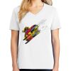 1-DAY RUSH NO MINIMUM Ladies V-Neck Short Sleeve T-Shirt Thumbnail