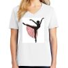 1-DAY RUSH NO MINIMUM Ladies V-Neck Short Sleeve T-Shirt Thumbnail