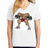 1-DAY RUSH NO MINIMUM Ladies V-Neck Short Sleeve T-Shirt Thumbnail