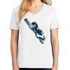 1-DAY RUSH NO MINIMUM Ladies V-Neck Short Sleeve T-Shirt Thumbnail