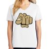 1-DAY RUSH NO MINIMUM Ladies V-Neck Short Sleeve T-Shirt Thumbnail