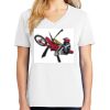 1-DAY RUSH NO MINIMUM Ladies V-Neck Short Sleeve T-Shirt Thumbnail