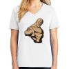 1-DAY RUSH NO MINIMUM Ladies V-Neck Short Sleeve T-Shirt Thumbnail