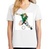 1-DAY RUSH NO MINIMUM Ladies V-Neck Short Sleeve T-Shirt Thumbnail