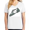 1-DAY RUSH NO MINIMUM Ladies V-Neck Short Sleeve T-Shirt Thumbnail