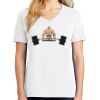 1-DAY RUSH NO MINIMUM Ladies V-Neck Short Sleeve T-Shirt Thumbnail