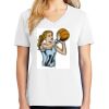 1-DAY RUSH NO MINIMUM Ladies V-Neck Short Sleeve T-Shirt Thumbnail
