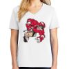 1-DAY RUSH NO MINIMUM Ladies V-Neck Short Sleeve T-Shirt Thumbnail