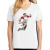 1-DAY RUSH NO MINIMUM Ladies V-Neck Short Sleeve T-Shirt Thumbnail