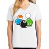 1-DAY RUSH NO MINIMUM Ladies V-Neck Short Sleeve T-Shirt Thumbnail