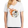 1-DAY RUSH NO MINIMUM Ladies V-Neck Short Sleeve T-Shirt Thumbnail