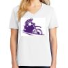 1-DAY RUSH NO MINIMUM Ladies V-Neck Short Sleeve T-Shirt Thumbnail